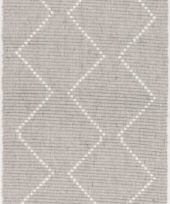 Brand Venture Goa D2 Grey Wool Blend Rug 300x400cm - Image 7