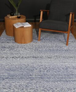 Brand Venture Harlow Blue Wool Blend Rug 240x330 - Image 4