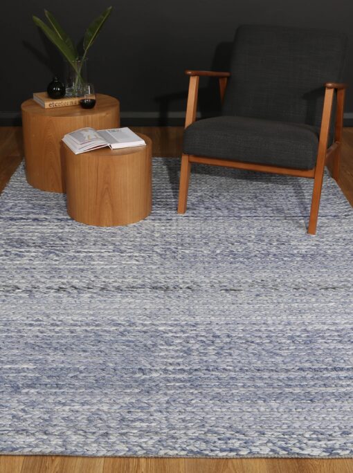 Brand Venture Harlow Blue Wool Blend Rug 240x330 – image 4