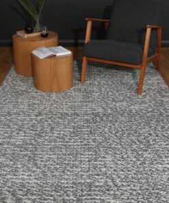 Brand Venture Harlow Charcoal Wool Blend Rug 240x330 - Image 4