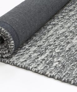 Brand Venture Harlow Charcoal Wool Blend Rug 240x330 - Image 5