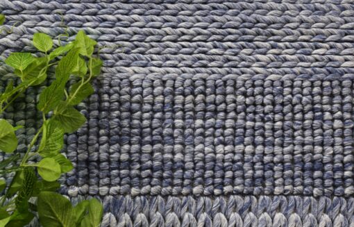 Brand Venture Harlow Blue Wool Blend Rug – image 2