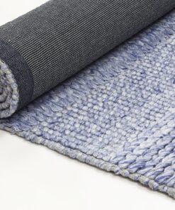 Brand Venture Harlow Blue Wool Blend Rug - Image 5