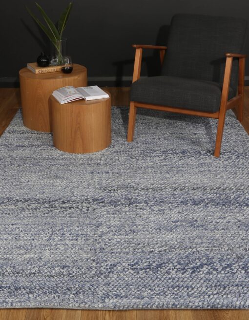 Brand Venture Harlow Blue Wool Blend Rug 240x330 – image 4