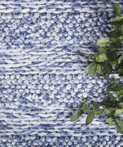 Brand Venture Harlow Blue Wool Blend Rug 240x330 - Image 2