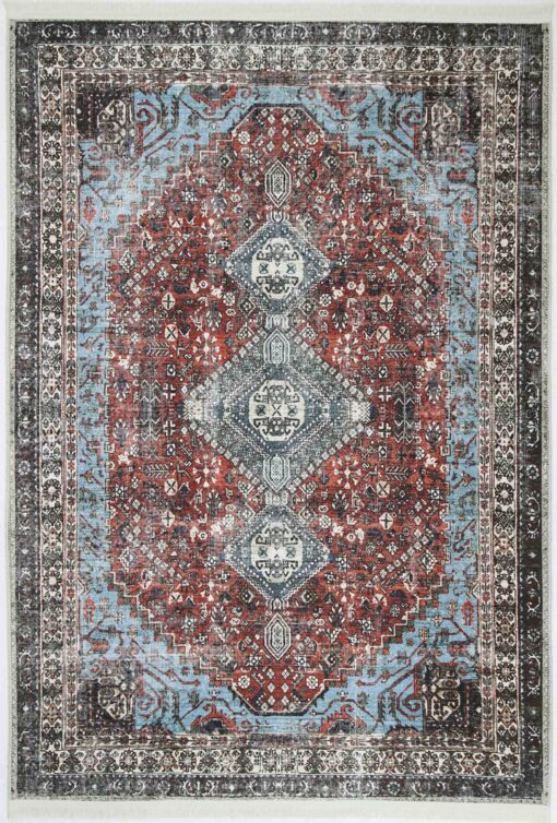 V516-VINT280292300-140326-00.jpg Brand Venture Vintage Crown Floor Rug Thin Pile – image 1