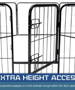 Bargene Steel Pet Playpen with 8 Panels - Image 4