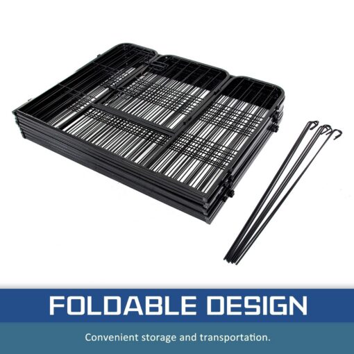 Bargene Steel Pet Playpen with 8 Panels – image 5