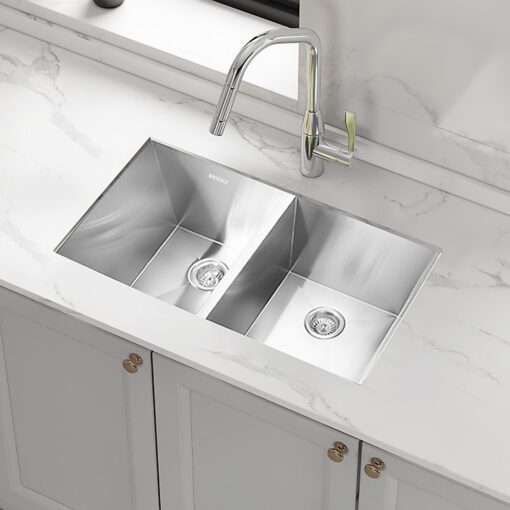 Brienz Handmade Double Sink in 304 Stainless Steel – image 2