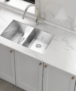 Brienz Handmade Double Sink in 304 Stainless Steel - Image 7