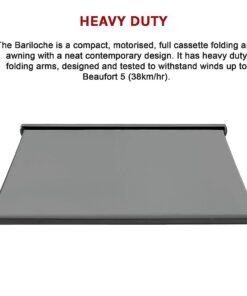 Bariloche 5.0m Motorised Full Cassette Awning - Image 8
