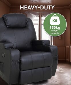 Palermo Massage Recliner Chair with 8 Point Heat - Image 6