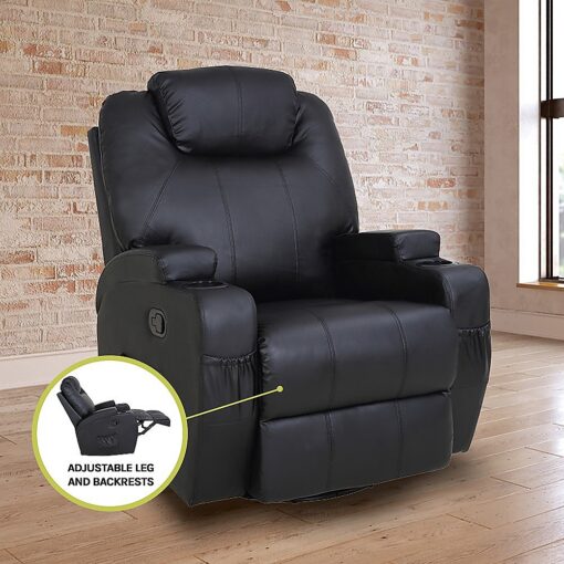 Palermo Massage Recliner Chair with 8 Point Heat – image 9