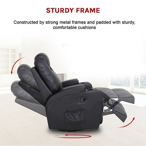 Palermo Massage Recliner Chair with 8 Point Heat – image 11
