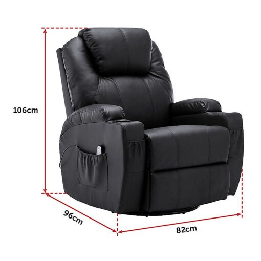 Palermo Massage Recliner Chair with 8 Point Heat – image 12