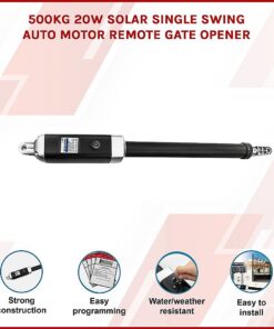 Randy & Travis 500kg Solar Swing Gate Opener - Image 3