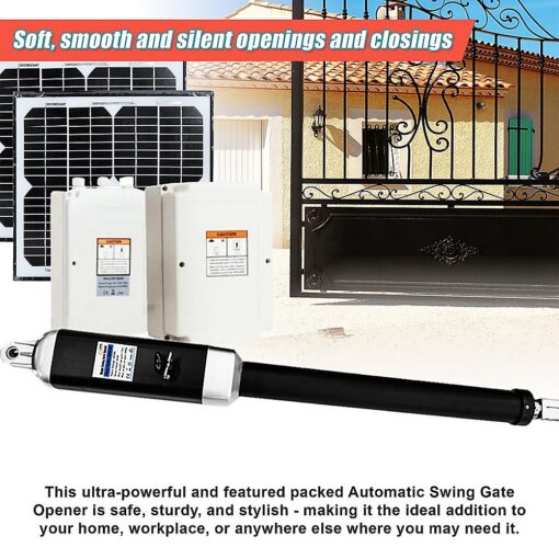 Randy & Travis 500kg Solar Swing Gate Opener – image 8
