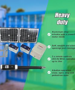 Randy & Travis 500kg Solar Swing Gate Opener - Image 10