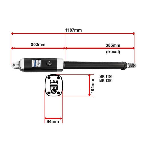 Randy & Travis 500kg Solar Swing Gate Opener – image 13