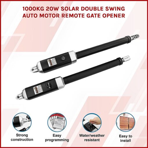 Randy & Travis Machinery 1000kg Solar Gate Opener – image 3