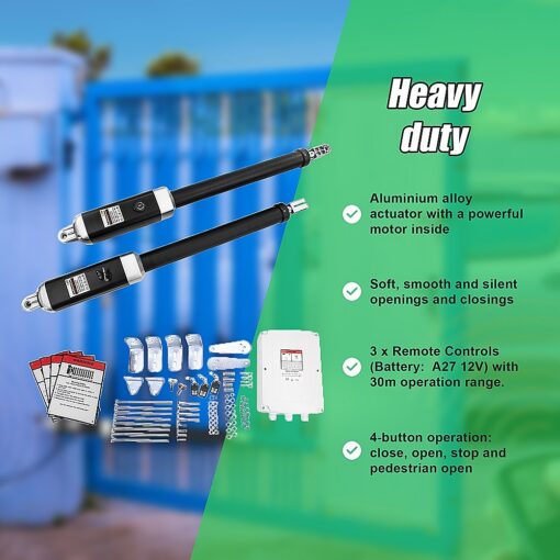 Randy & Travis Machinery 1000kg Double Swing Gate Opener – image 8
