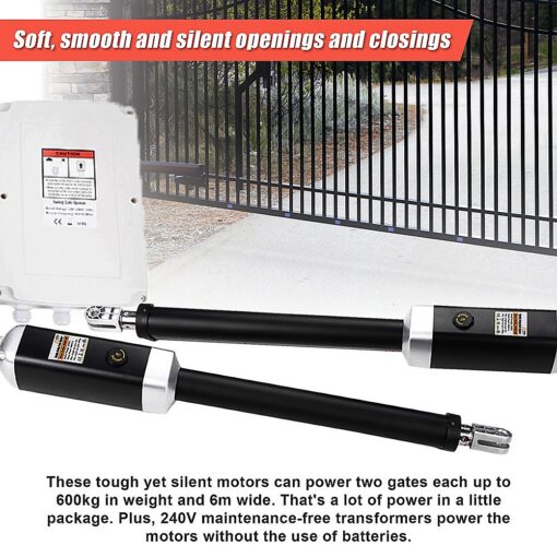 Randy & Travis 1200kg Dual Swing Gate Opener – image 6