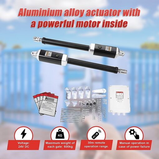 Randy & Travis 1200kg Dual Swing Gate Opener – image 8