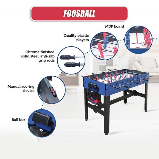 Randy & Travis 12-in-1 Games Table with Air Hockey – image 11