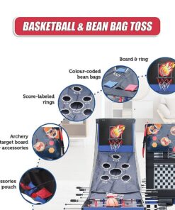 Randy & Travis 12-in-1 Games Table with Air Hockey - Image 12