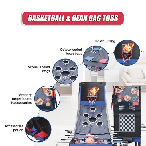 Randy & Travis 12-in-1 Games Table with Air Hockey – image 12