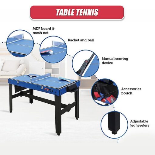 Randy & Travis 12-in-1 Games Table with Air Hockey – image 13