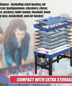 Randy & Travis 12-in-1 Games Table with Air Hockey - Image 15