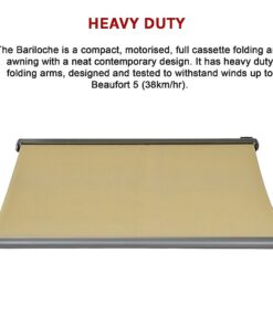 Bariloche Motorised Full Cassette Awning 5.5 x 3m - Image 9