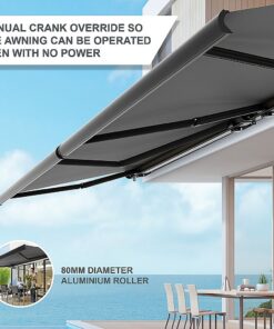 Bariloche Motorised Full Cassette Awning 5.5 x 3m - Image 8