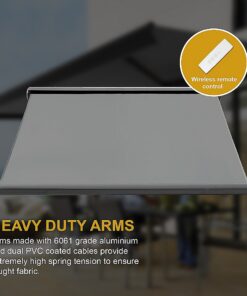 Bariloche Motorised Full Cassette Awning 5.5 x 3m - Image 9