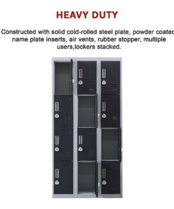 Salvatore Angelotti 12 Door Locker, Combination Lock - Image 5