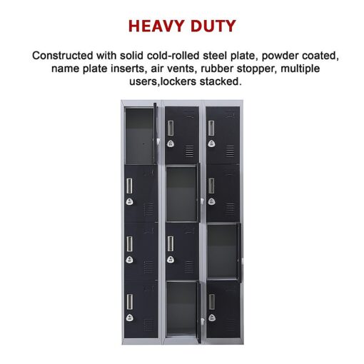 Salvatore Angelotti 12 Door Locker, Combination Lock – image 5