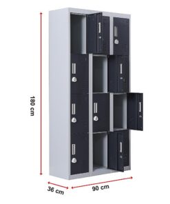 Salvatore Angelotti 12 Door Locker, Combination Lock - Image 12