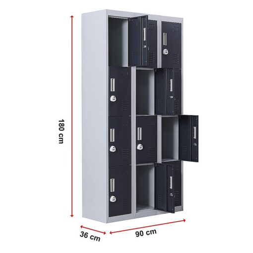 Salvatore Angelotti 12 Door Locker, Combination Lock – image 12