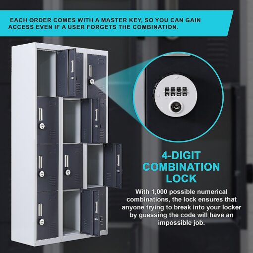 Salvatore Angelotti 12-Door Combination Locker – image 10