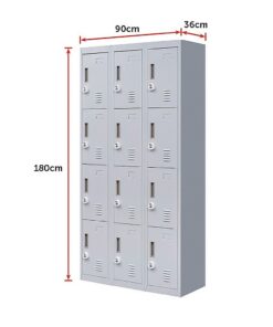 Salvatore Angelotti 12-Door Locker, 3-Digit Locks - Image 12