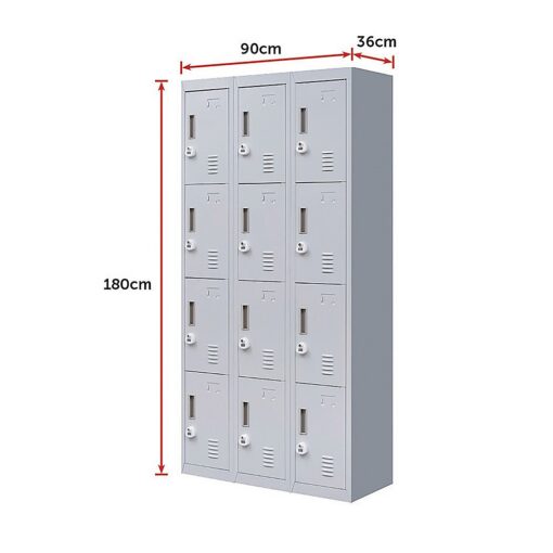 Salvatore Angelotti 12-Door Locker, 3-Digit Locks – image 12