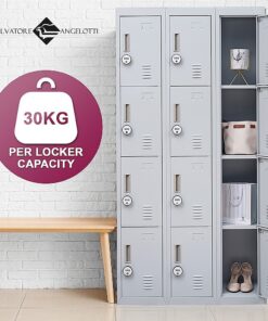 Salvatore Angelotti 12 Door Locker 4 Digit Lock - Image 9