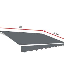 Bariloche Motorised Folding Arm Awning 3 x 2.5m - Image 12