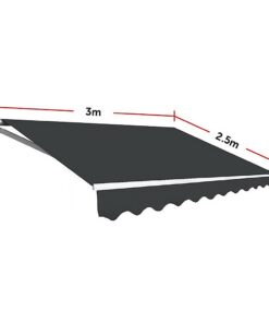 Bariloche Motorised Folding Arm Awning 3 x 2.5m - Image 13
