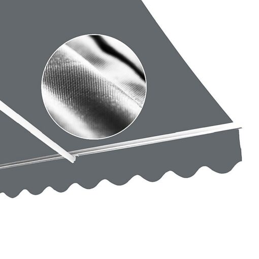 Bariloche Motorised Folding Arm Awning 4m Grey – image 6