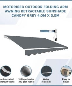 Bariloche Motorised Folding Arm Awning 4 x 3m - Image 3