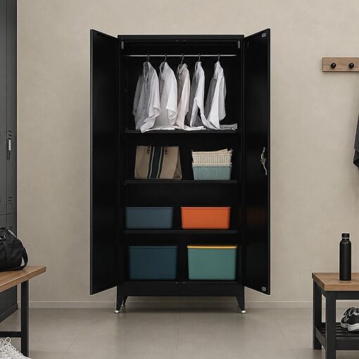 Randy & Travis Steel Cabinet, 5 Storage Spaces – image 7