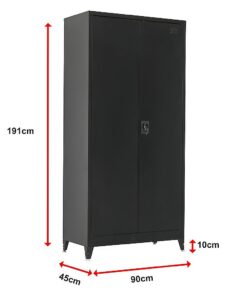 Randy & Travis Steel Cabinet, 5 Storage Spaces - Image 13