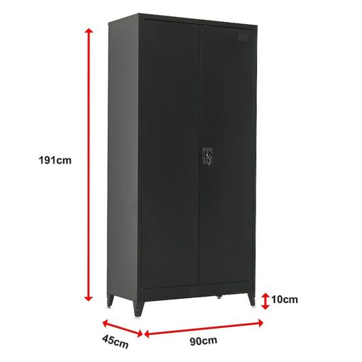 Randy & Travis Steel Cabinet, 5 Storage Spaces – image 13